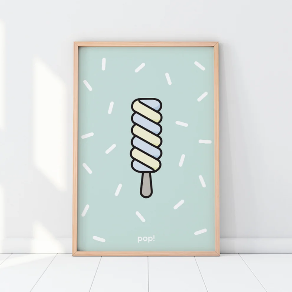 Pop by Gaea - Minty Gelato No. 1 Poster