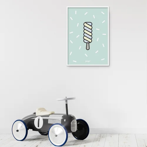 Pop by Gaea - Minty Gelato No. 1 Print