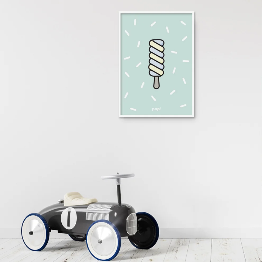 Pop by Gaea - Minty Gelato No. 1 Poster