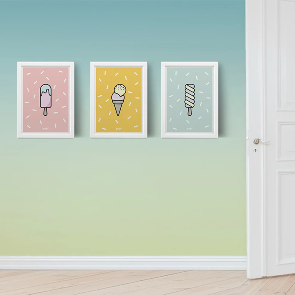 Pop by Gaea - Minty Gelato No. 1 Poster