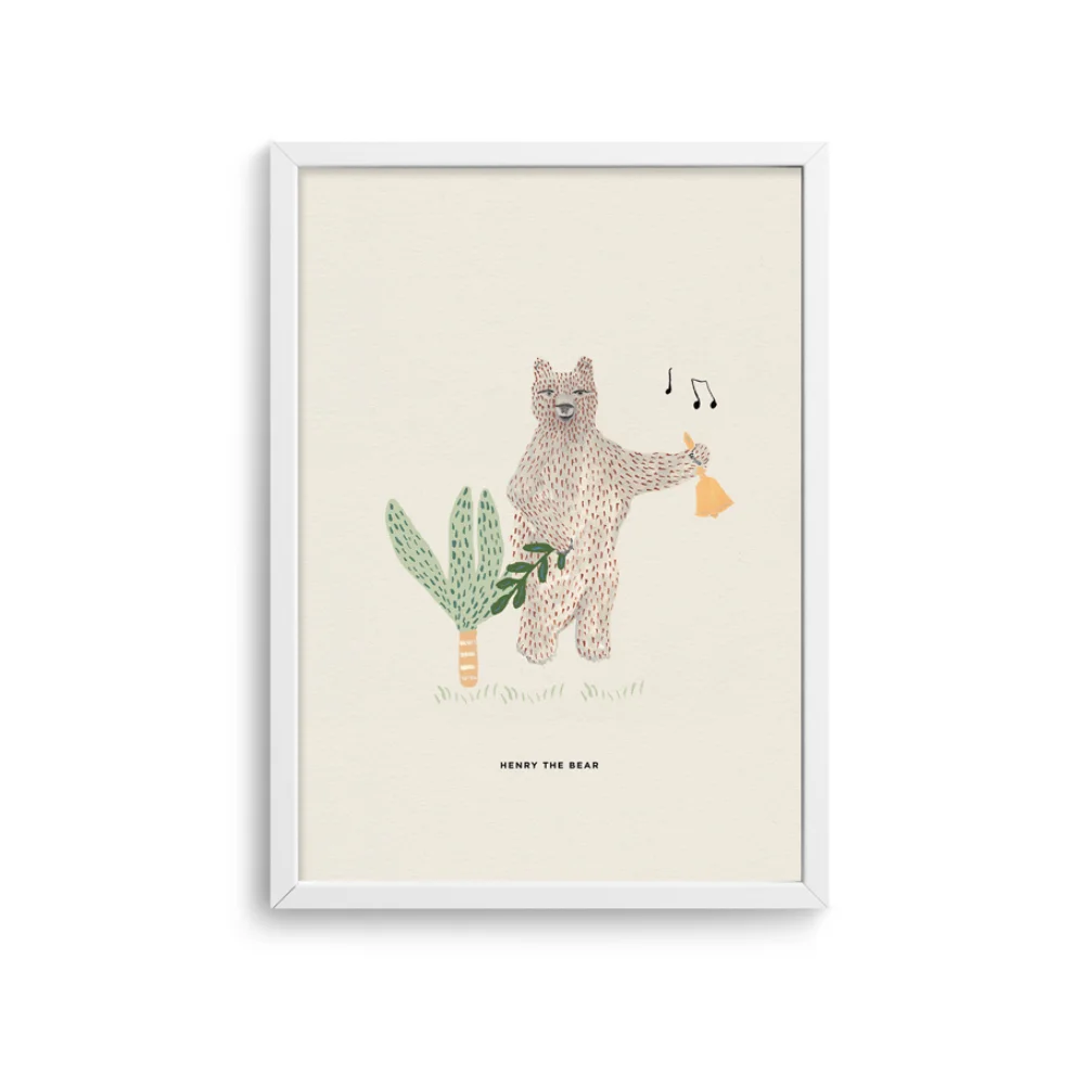 Pop by Gaea - La Festa Henry The Bear Print