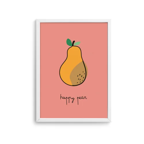 Pop by Gaea - Happy Pear Print