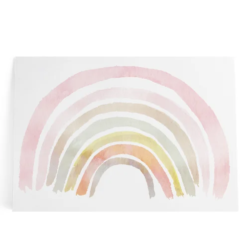Pop by Gaea - Rainbows XL Pink Sticker