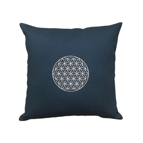 Bohemtolia - Pillow with Flower of Life Embroidery