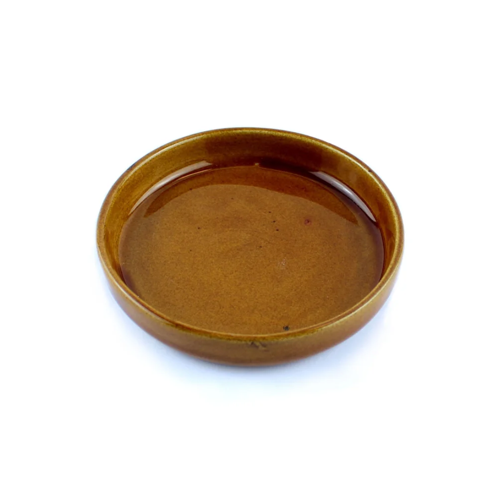 GA Ceramic - Small Caramel Plate