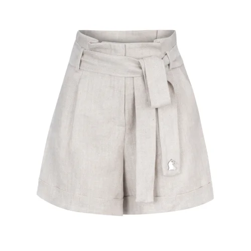 Dor Raw Luxury - Afternoon At The Palace Linen Shorts