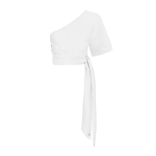 Dor Raw Luxury - The Beach House Linen Blouse