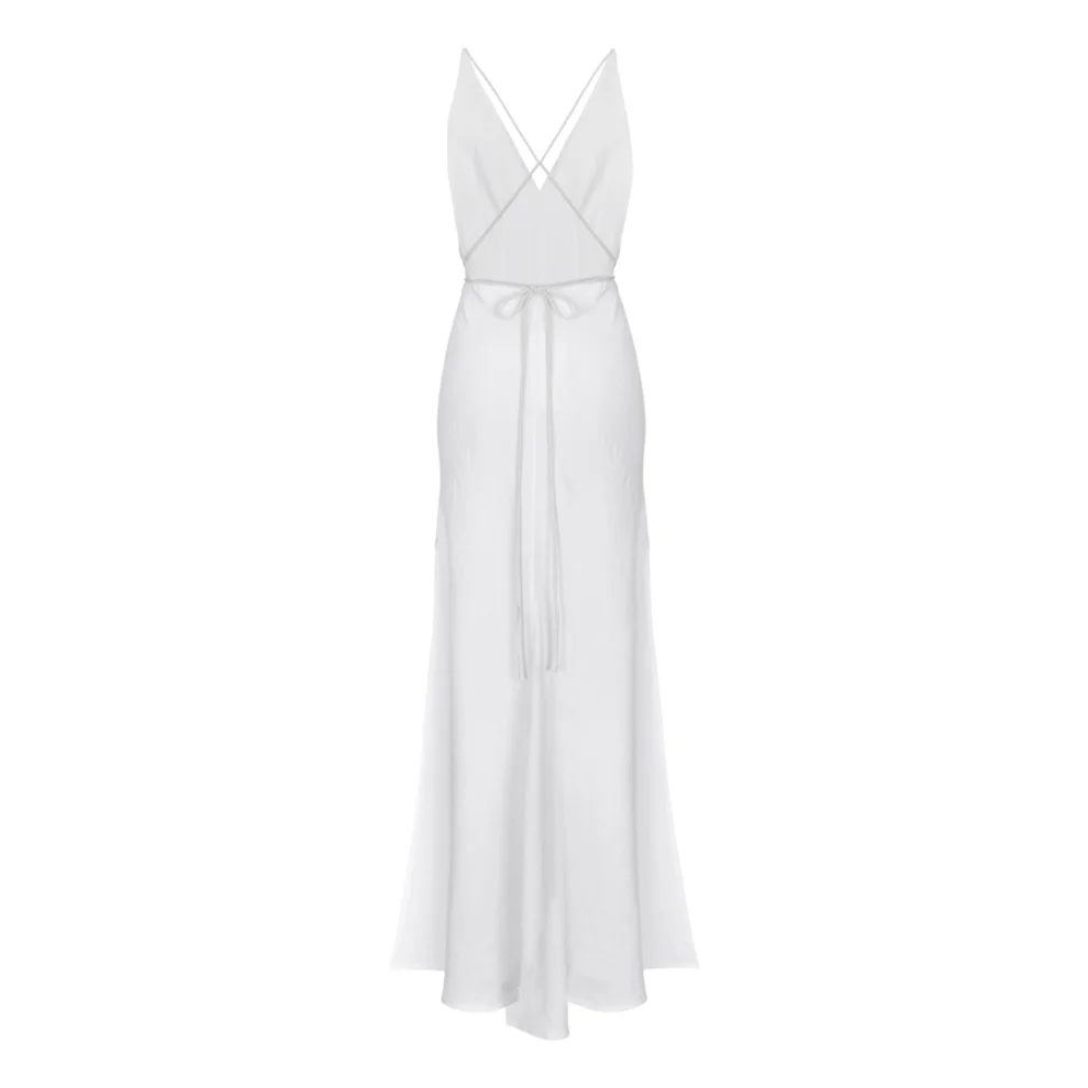 Dor Raw Luxury - The Sand Castle Linen Dress