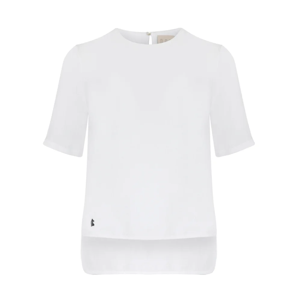 Dor Raw Luxury - A Walk In Sintra Linen T-shirt Blouse