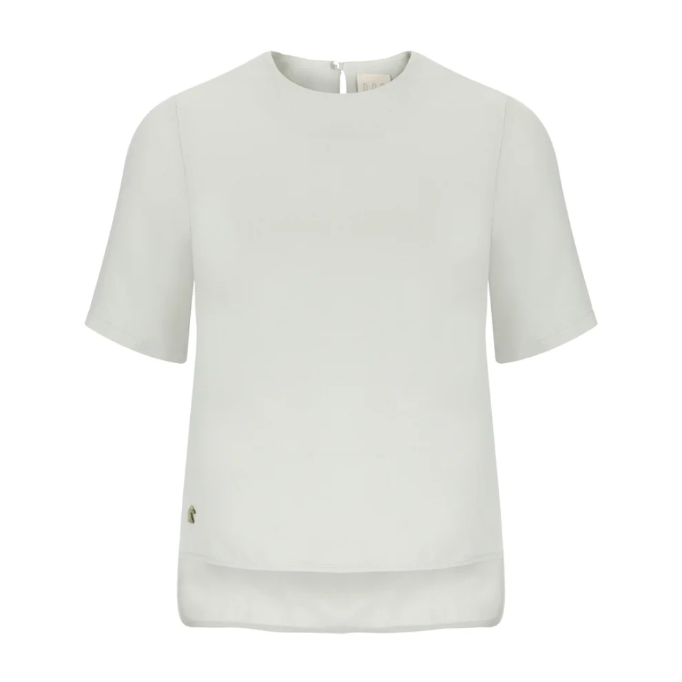 Dor Raw Luxury - A Walk In Sintra Keten T-shirt Bluz