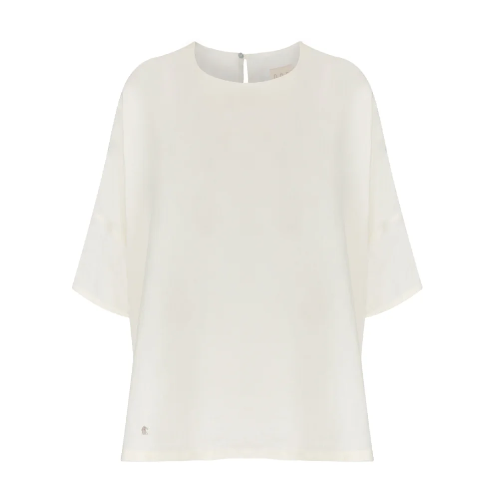 Dor Raw Luxury - Reading To Celsus Linen Blouse