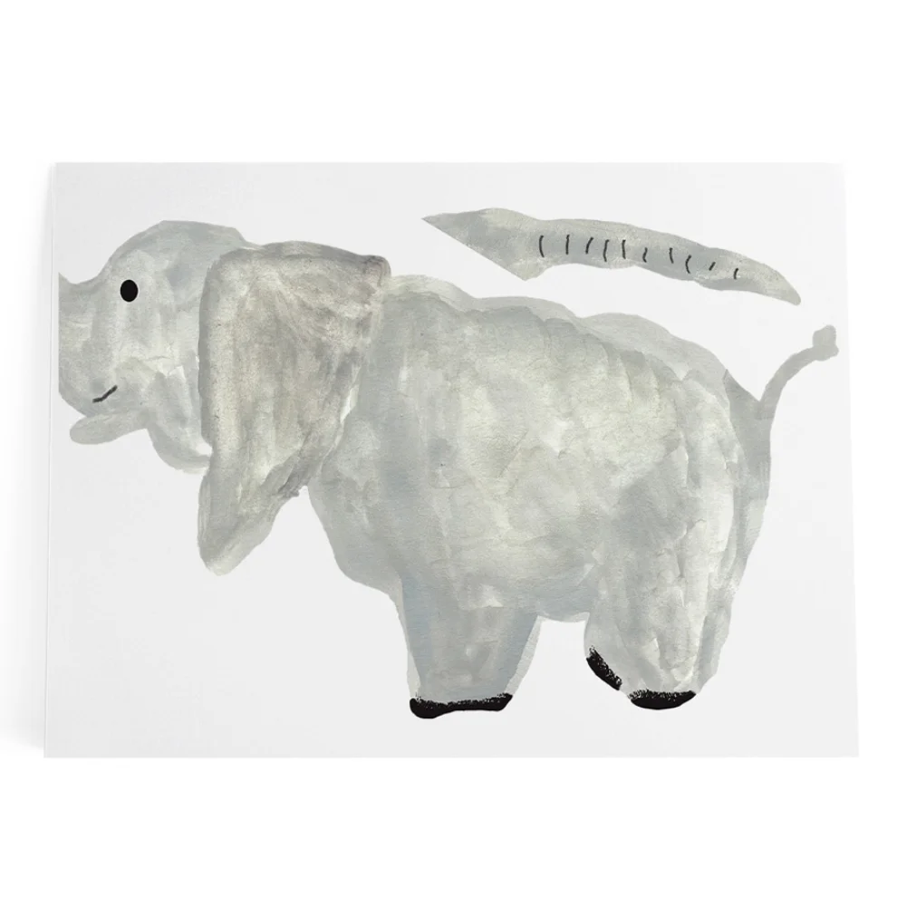 Pop by Gaea - Elephant  XXL Sticker