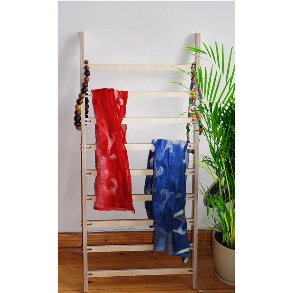 Tufetto - Riser Wooden Shoe Organizer & Wooden Hanger