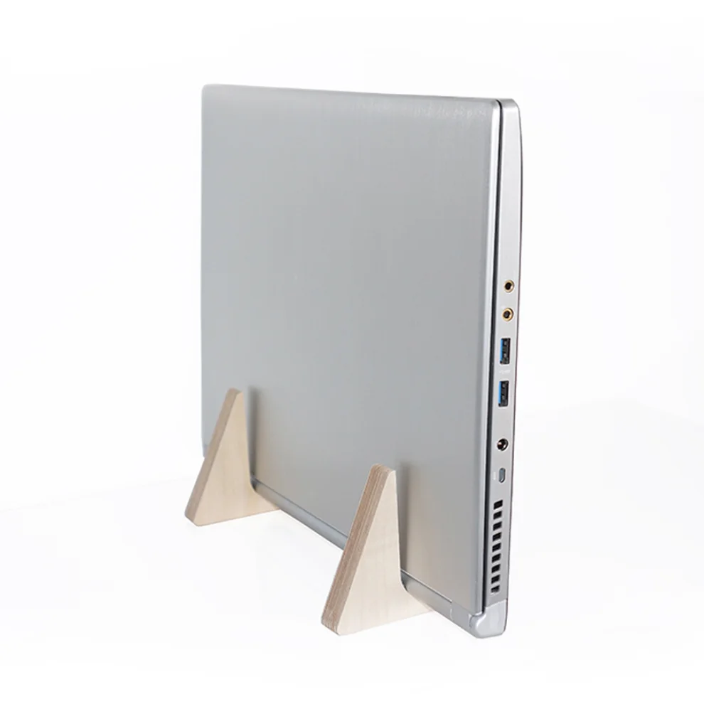 Tufetto - Triangle Ahşap Laptop Standı