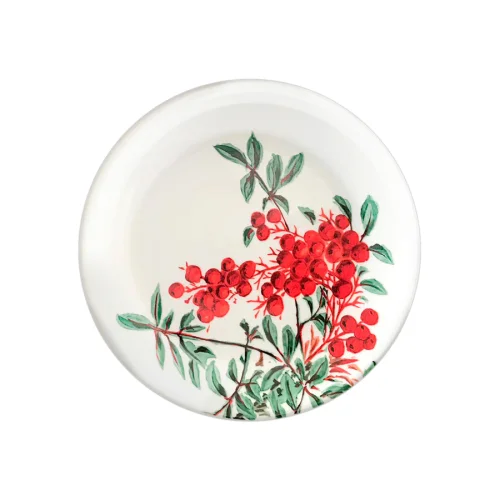 Fern&Co. - Red Berry Collection Desert Plate