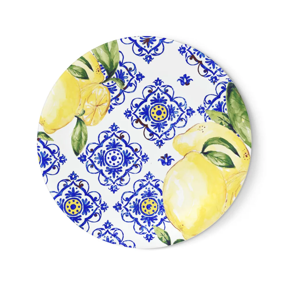 Fern&Co. - Amalfi Coast Collection Dinner Plate Set (Set of 4)