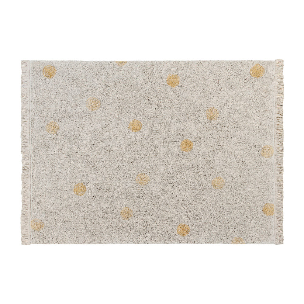 Hippy Dots Honey Rug