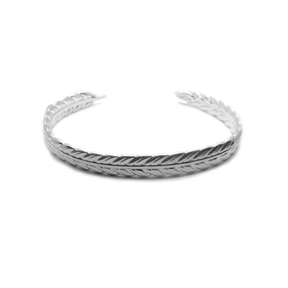 Spark Atölye - Leaf Silver Bracelet