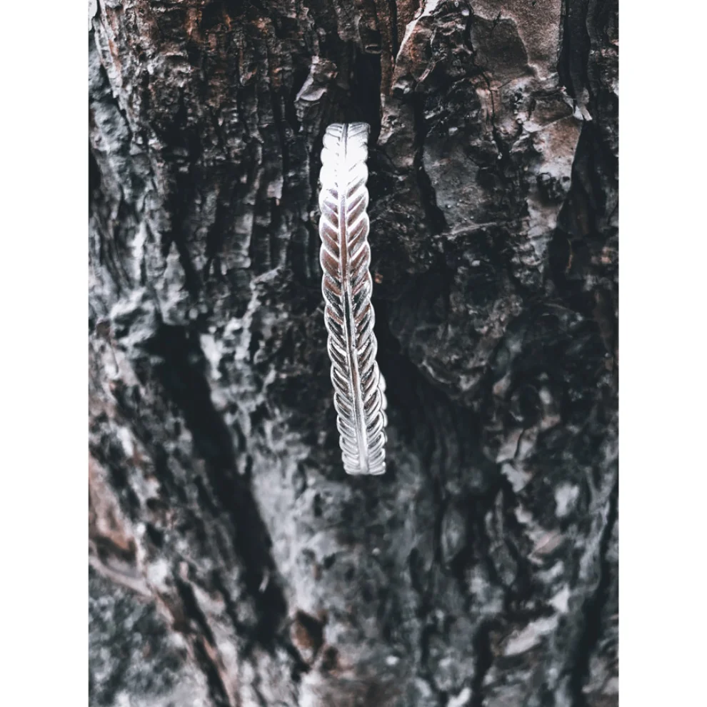 Spark Atölye - Leaf Silver Bracelet