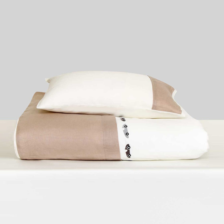 Cars Embroidered Baby Bumper Set