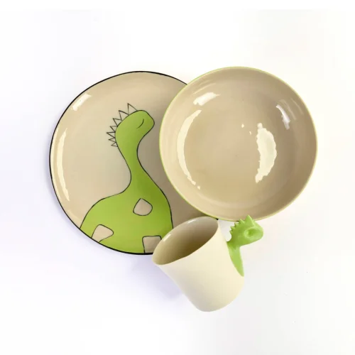 DinoFor - Dino Trio Porcelain Set