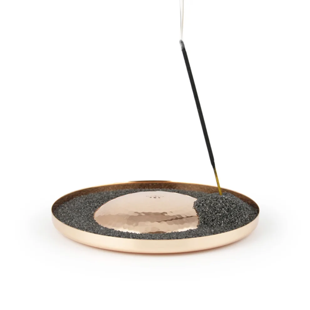 Coho Objet	 - Artisan Gobekli Tepe Hammered Copper Incense Burner