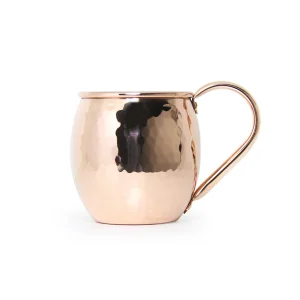 Artisan Barrel Hammered Copper Mug