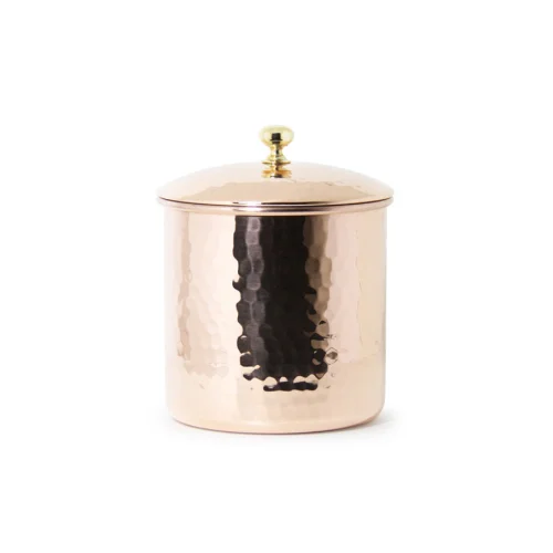 Coho Objet	 - Artisan Elegant Copper Hammered Spice Jar