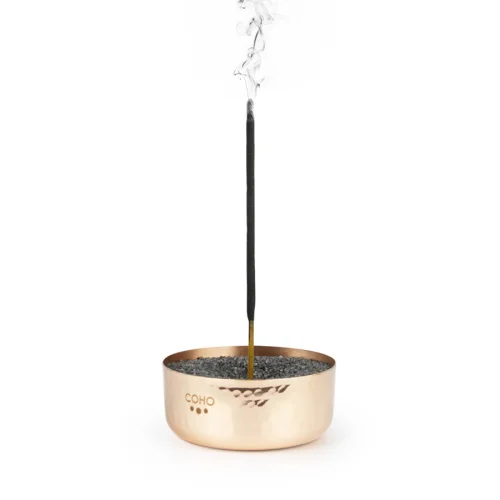 Coho Objet - Artisan Meditation Copper Incense Burner With Sand