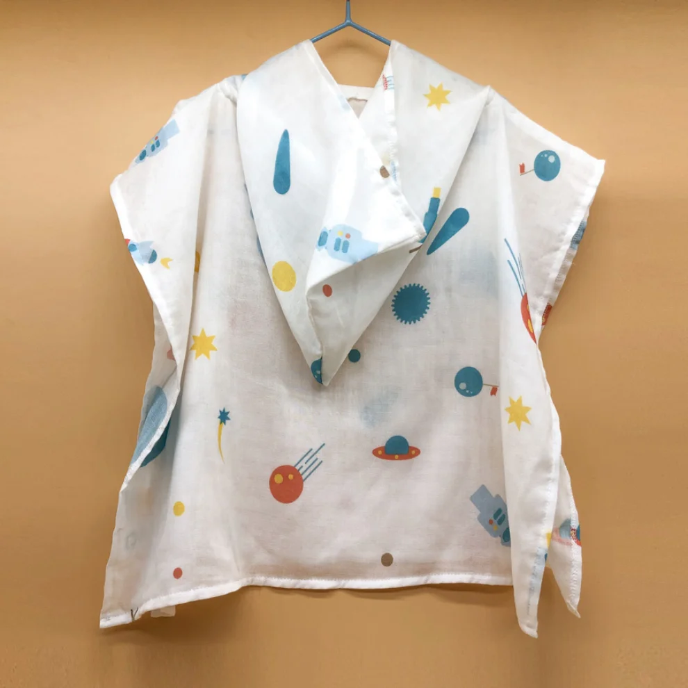 Happy Folks - Lost In Space Organic Poncho