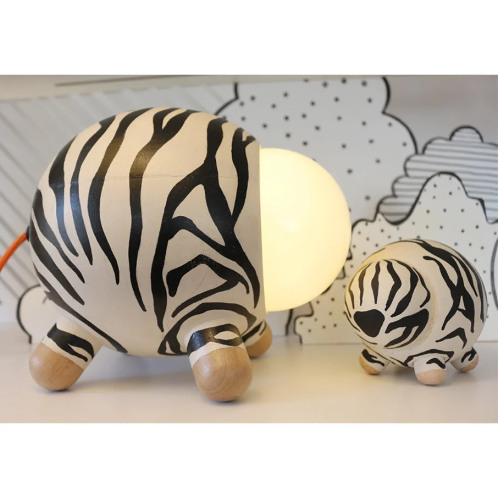 studiotimtim - Podgy Lamp Zebra
