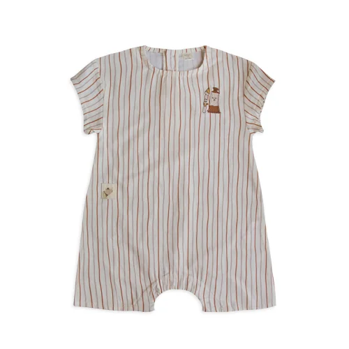 Auntie Me - Organic Paint & Brush Short Jumpsuit