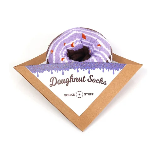 Socks + Stuff - Berry Berry Doughnut Socks