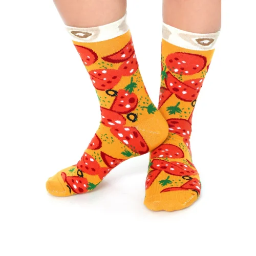 Socks + Stuff - Dilim Pepperoni Pizza Çorap