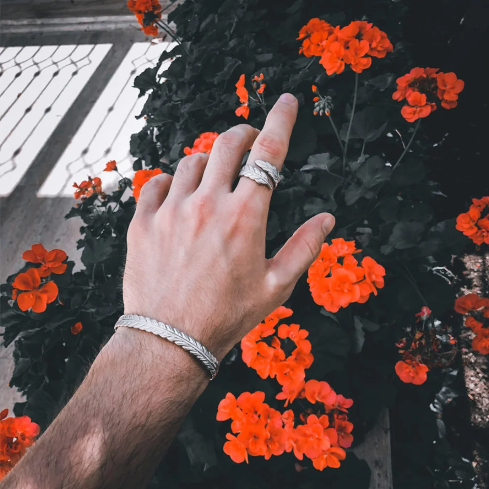 Spark Atölye - Leaf Silver Ring