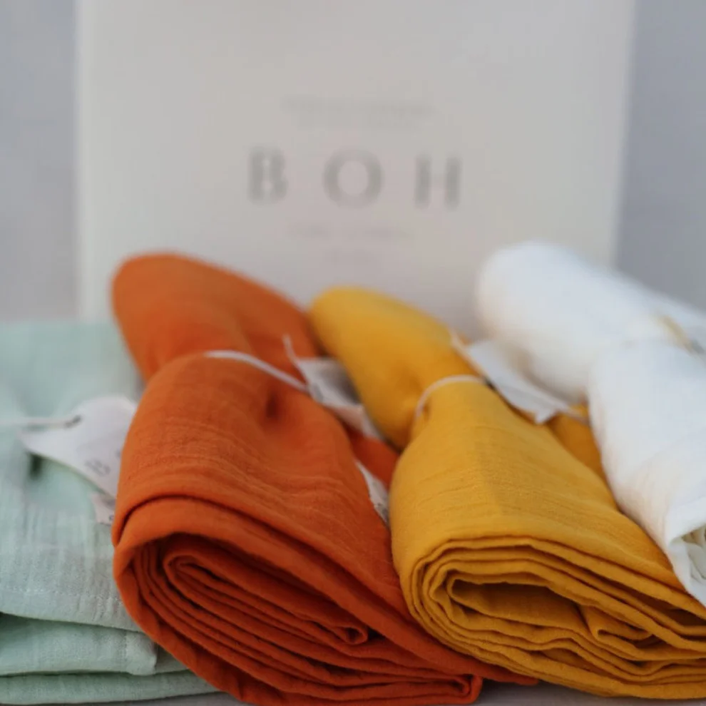 Boh The Label	 - Organic Burp Cloth / 4 Pack