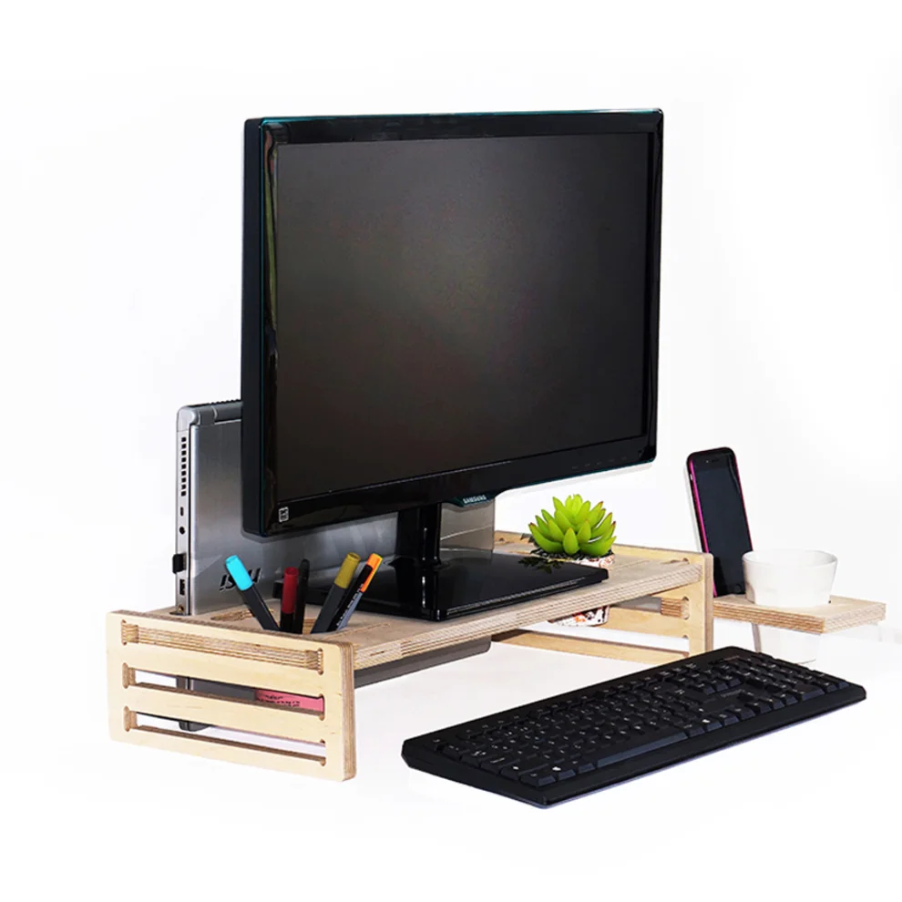 Tufetto - Tufetto Yodoo Wooden Monitor Stand