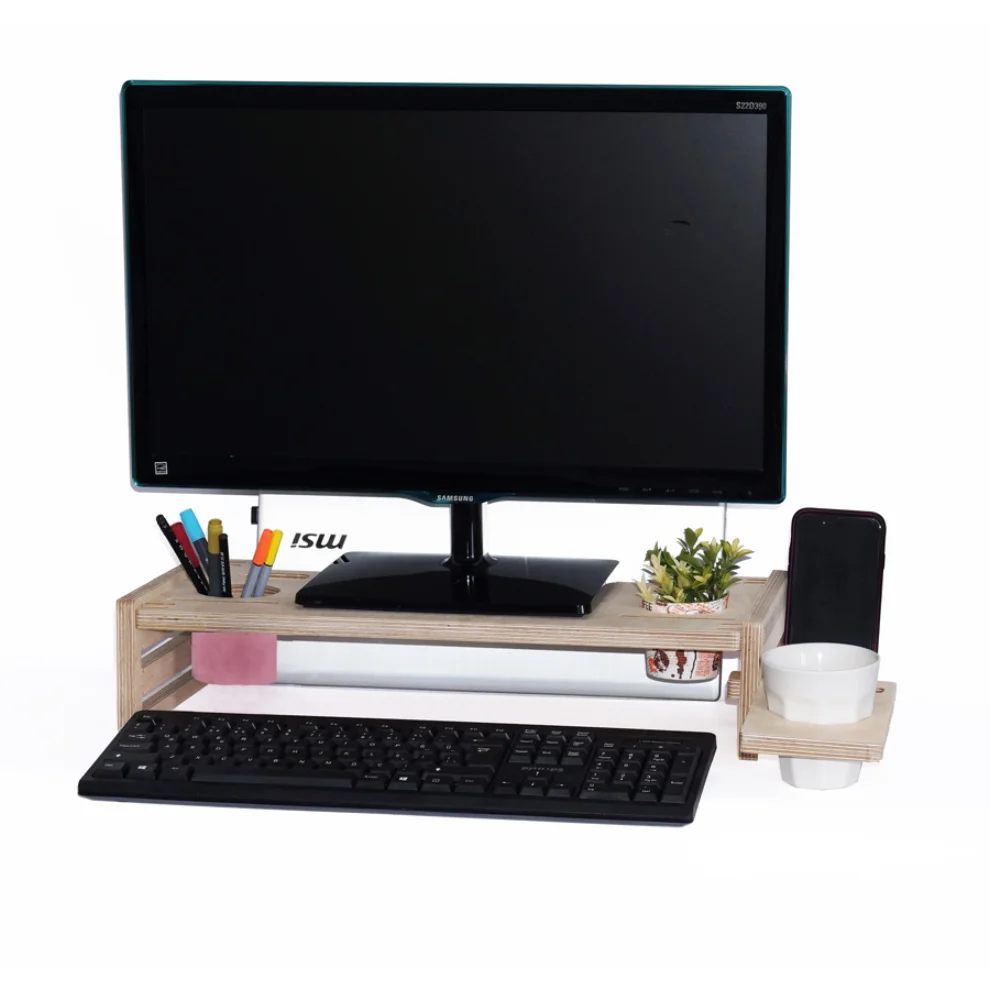 Tufetto - Tufetto Yodoo Wooden Monitor Stand