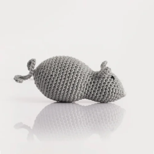 Wood&Tail - Hand Knitted Mouse