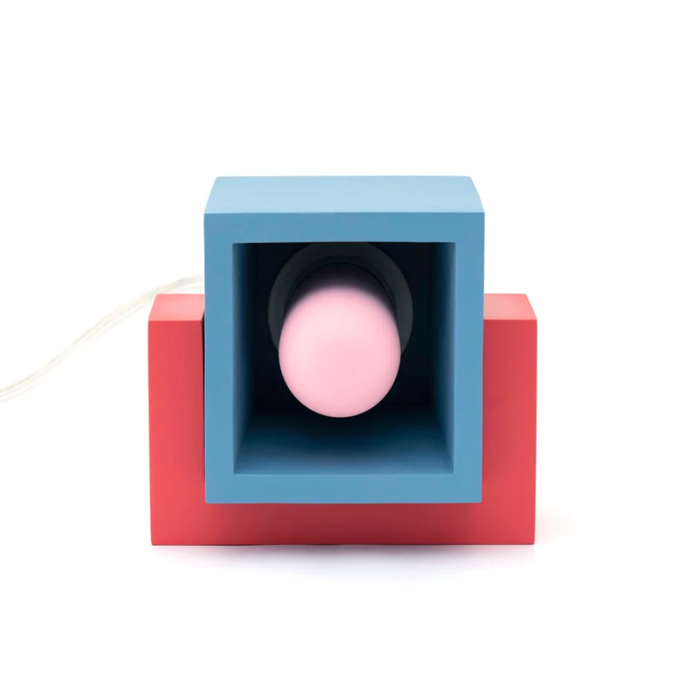 Womodesign - Marshmallow Concrete Wooden Lamp