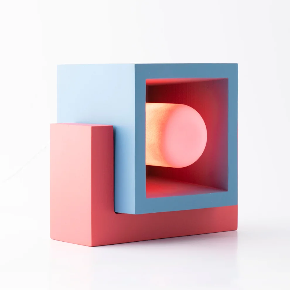 Womodesign - Marshmallow Concrete Wooden Lamp