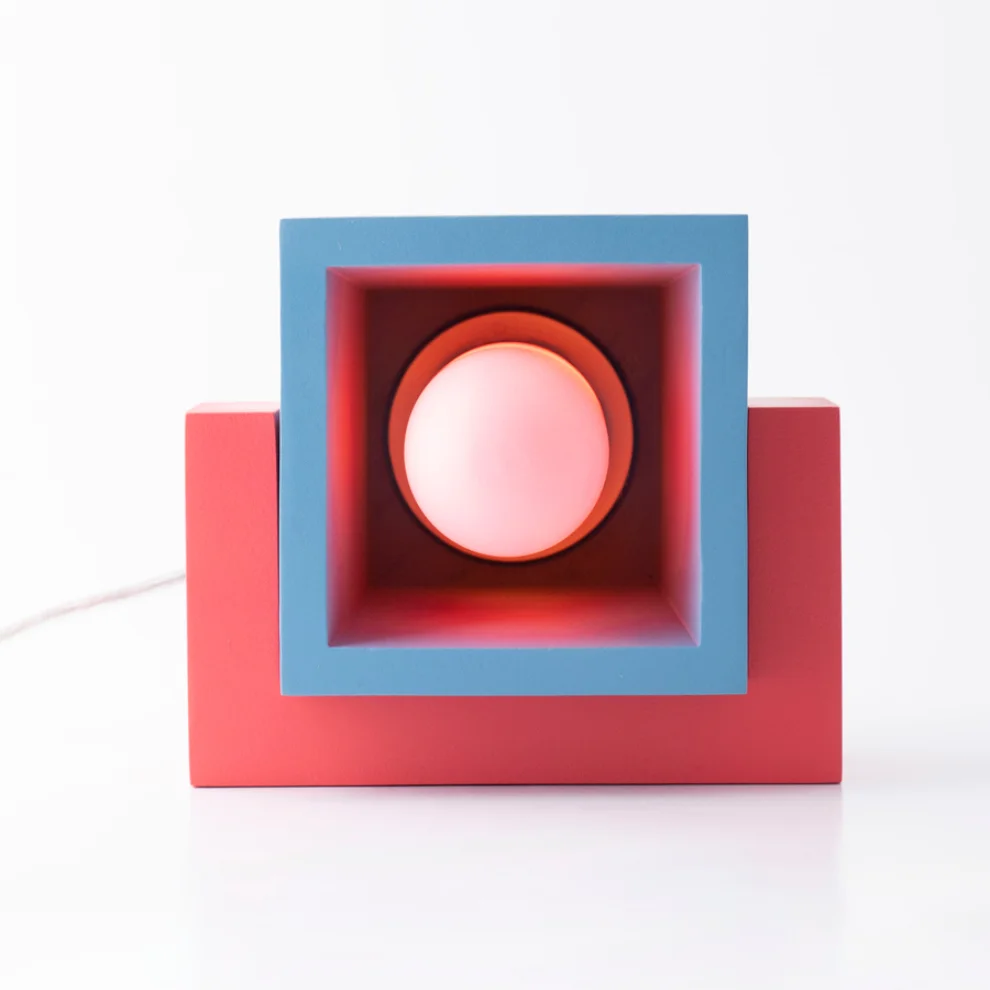 Womodesign - Marshmallow Concrete Wooden Lamp