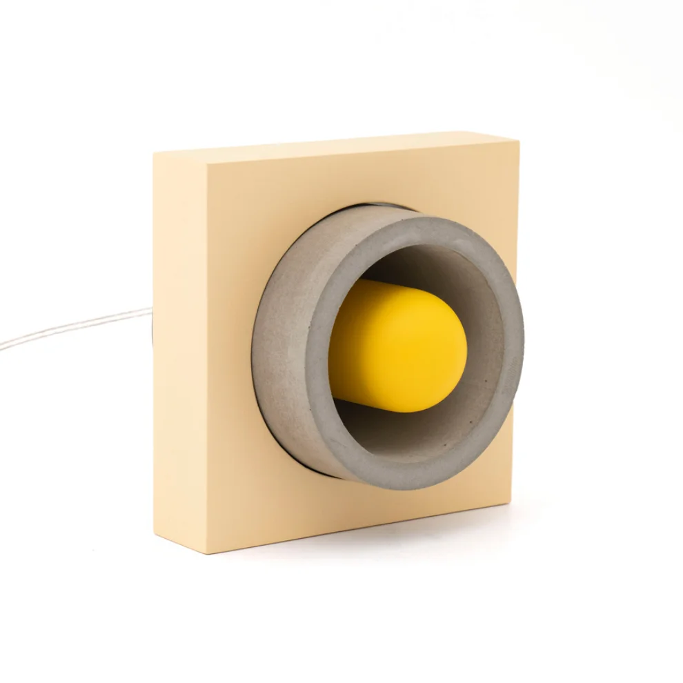 Womodesign - Donut Concrete Wooden Lamp