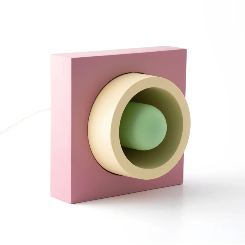 Womodesign - Donut Concrete Wooden Lamp