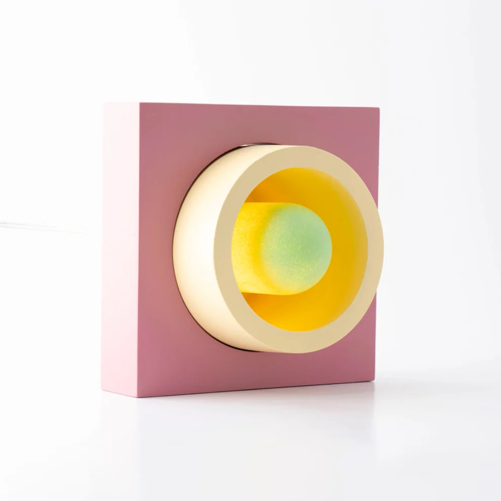 Womodesign - Donut Concrete Wooden Lamp