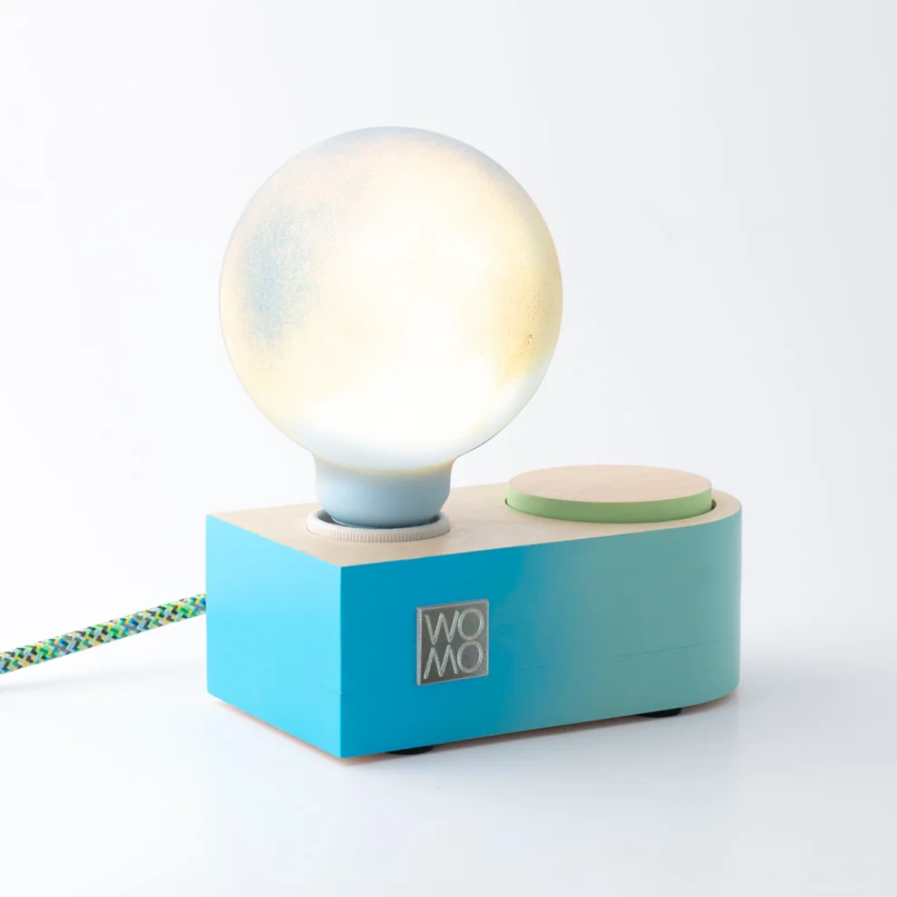 Womodesign - Neptune Wooden Table Lamp With Dimmer