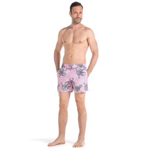 Fiji - Pink Octopus Men's Swimshorts