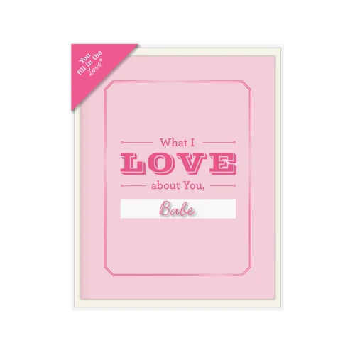 Knock Knock - What I Love About You Fill in the Love® Card Booklet 