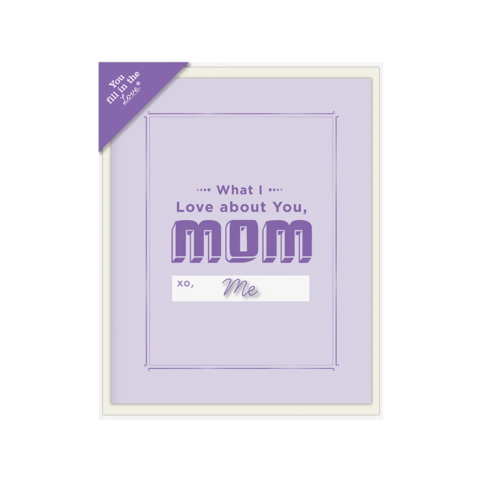 Knock Knock - What I Love About Mom Fill in the Love® Card Booklet 