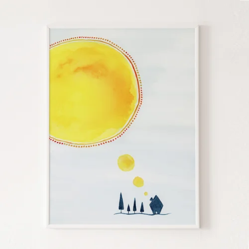 Wallthinks - Sunny Matt Fibre Printing